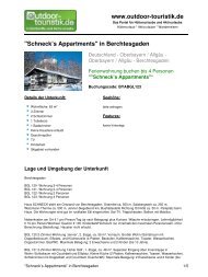 Ferienwohnung für 4 Personen in Berchtesgaden - Outdoor-Touristik