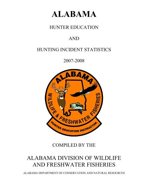 alabama hunter education and hunting incident statistics