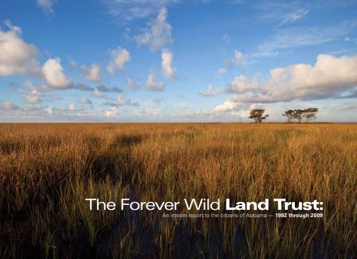 The Forever Wild Land Trust - Alabama Department of Conservation ...