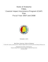 State of Alabama FINAL Coastal Impact Assistance Program (CIAP ...