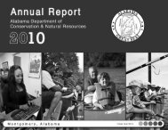 2009-2010 Annual Report - Alabama Department of Conservation ...