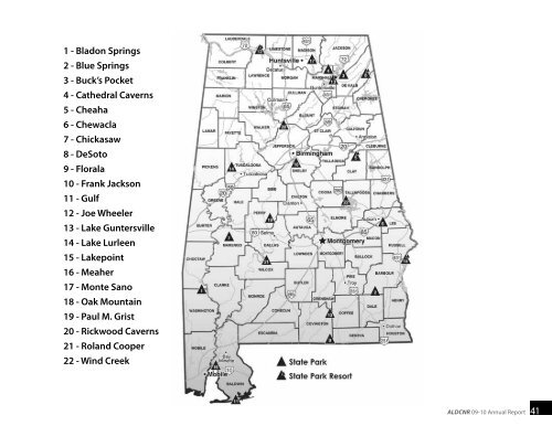 2009-2010 Annual Report - Alabama Department of Conservation ...