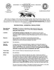 recreational shrimping regulations - Alabama Department of ...