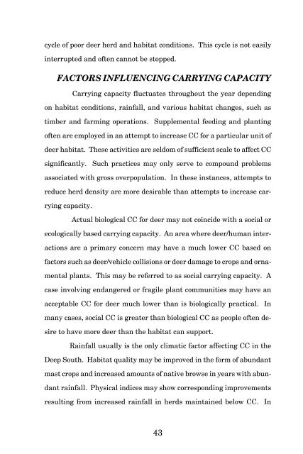 Biology And Management Of White-tailed Deer In Alabama