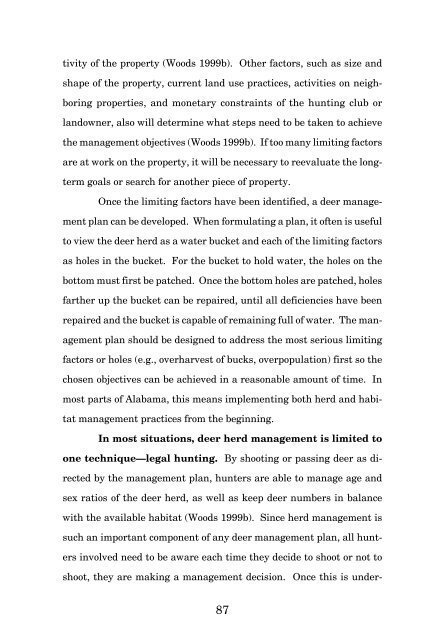 Biology And Management Of White-tailed Deer In Alabama