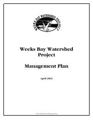 Weeks Bay Watershed Project Management Plan - Mobile Bay ...