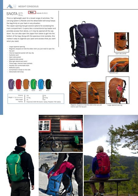 tents sleeping bags backpacks accessories - Outdoorfeeling.com