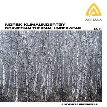 NORSK KLIMAUNDERTÃY - Outdoorfeeling.com