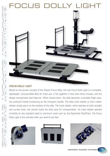 FOCUS DOLLY LIGHT - Egripment