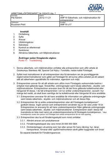 AMF 19 - Outokumpu