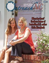 August 2011 - OutreachNC Magazine