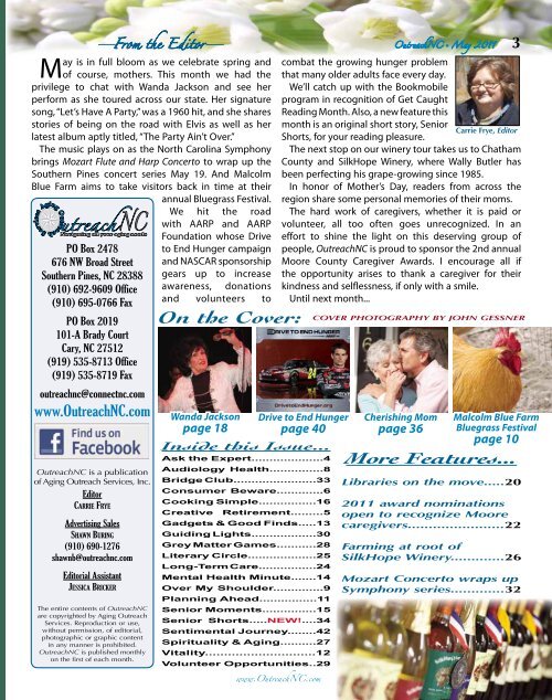 May 2011 - OutreachNC Magazine