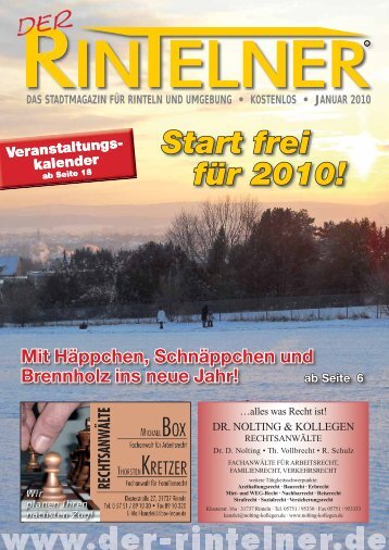 Start frei für 2010! - Der Rintelner