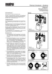 Premium Armaturen + Systeme âRegusol ... - Oventrop