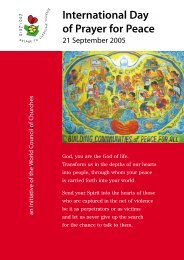 International Day of Prayer for Peace - International Ecumenical ...