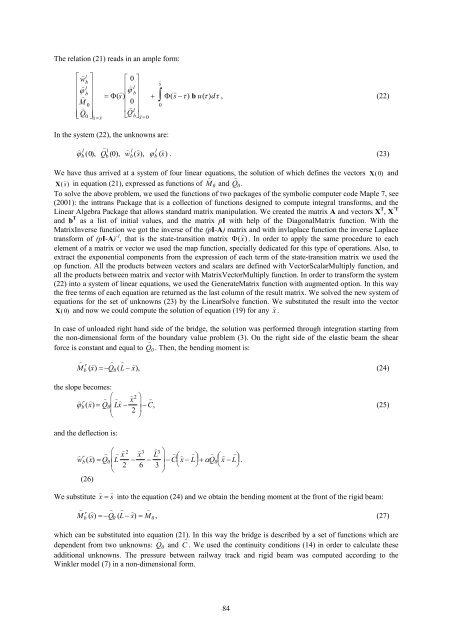 Quasi-static Response of a Timoshenko Beam Loaded by an ...