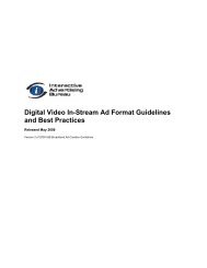 Digital Video In-Stream Ad Format Guidelines and Best Practices - IAB