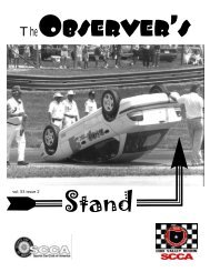 front cover_pg 3.qxp - The Ohio Valley Region of the SCCA