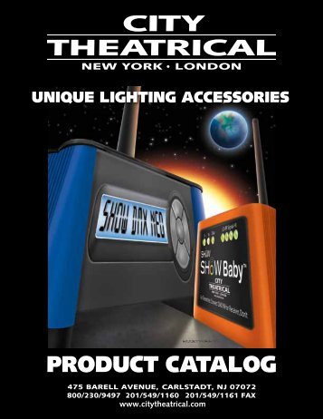 PRODUCT CATALOG - City Theatrical