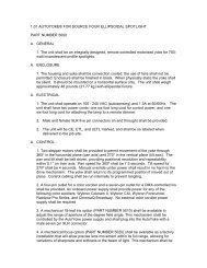 AutoYoke for S4 Ellipsoidal - Specifications Sheet - City Theatrical