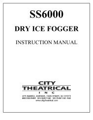 SS 6000 Dry Ice Fogger 220v Manual