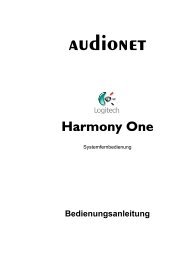 4 Einrichtung der Harmony One - Audionet