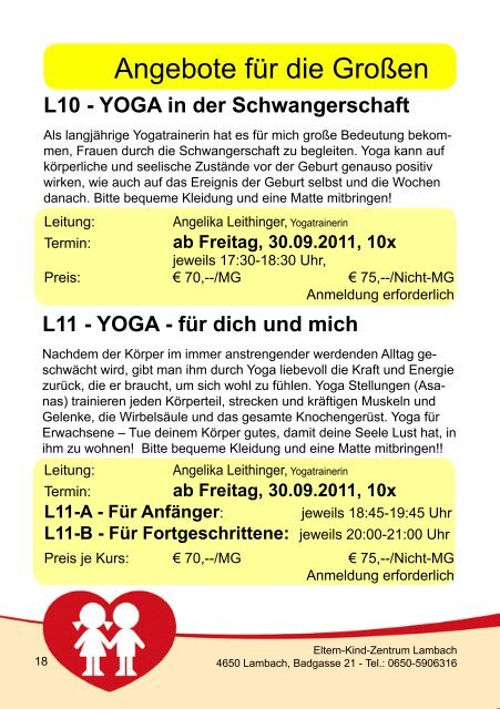 Eltern-Kind-Zentrum Lambach - Tirol - Kinderfreunde