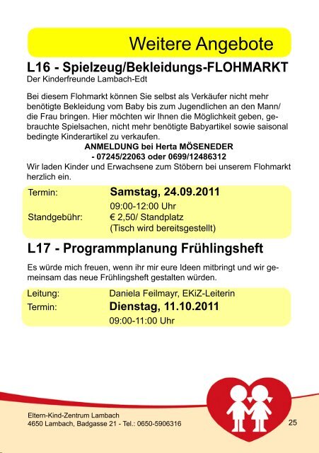 Eltern-Kind-Zentrum Lambach - Tirol - Kinderfreunde