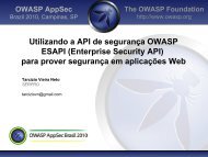 Biblioteca OWASP ESAPI