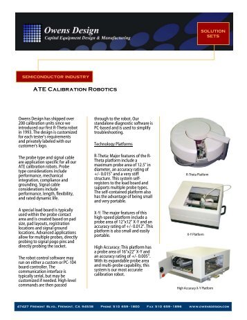 ATE Calibration Robotics - Owens Design