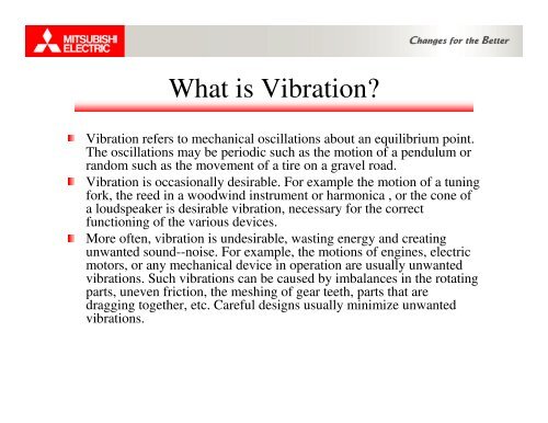 Vibration Suppression - Owens Design