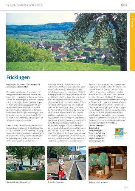 Gastgeberverzeichnis (PDF) - Gemeinde Salem