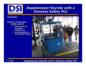 Dopplemeyer Skyride with a Siemens Safety PLC - Owens Design