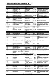 Veranstaltungskalender 2012 - Gemeinde Owingen