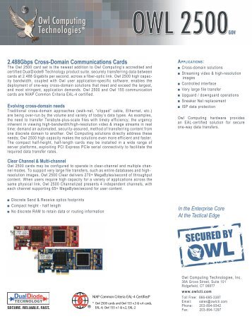 Download - Owl Computing Technologies, Inc.