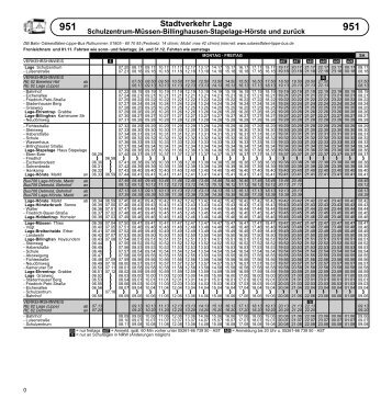 Stadtverkehr Lage - OWL Verkehr GmbH