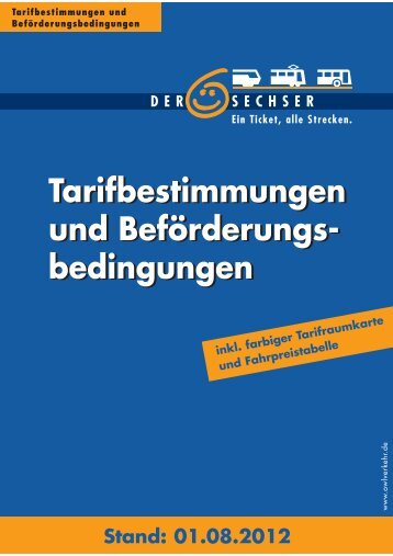 Tarifbestimmungen Â»Der Sechser - MoBiel GmbH