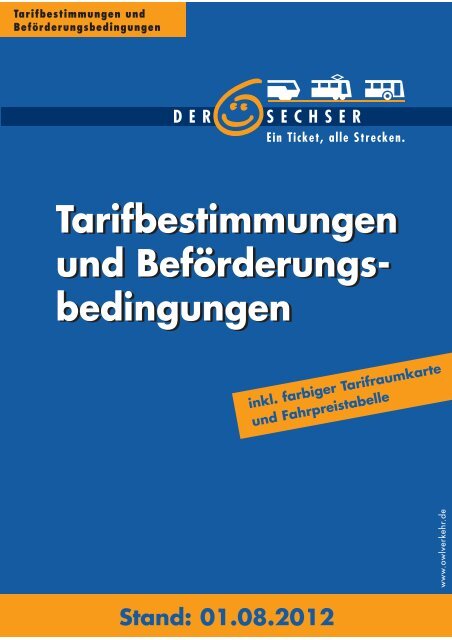 Tarifbestimmungen Â»Der Sechser - MoBiel GmbH