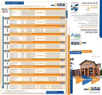 Fahrplan - OWL Verkehr GmbH