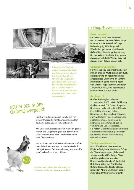 Wissen ist Macht - Bildung darf kein Privileg sein - Oxfam