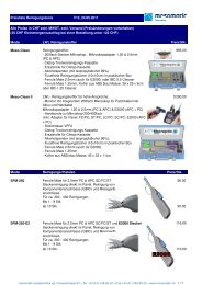 Model LWL Reinigunskoffer Preis/Stk. Meso-Clean ... - Emitec AG