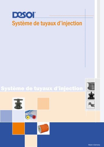 Système de tuyaux d'injection >> 1 14 MB - Desoi Gmbh