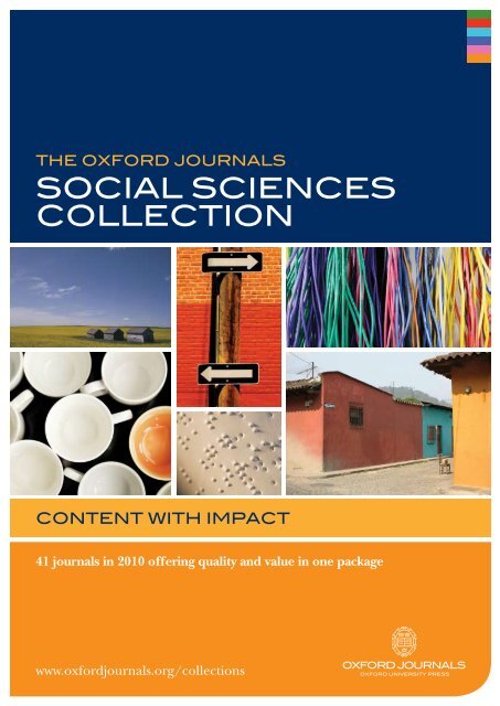 sOcial sciences cOllectiOn - Oxford Journals