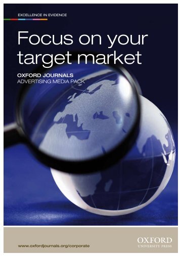 Focus on your target market - Oxford Journals
