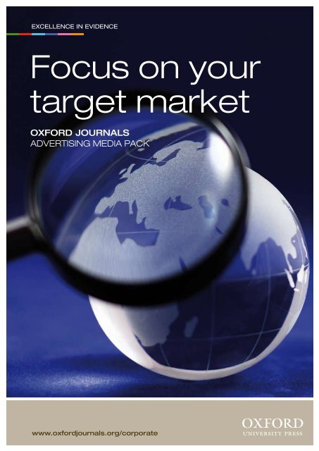 Focus on your target market - Oxford Journals