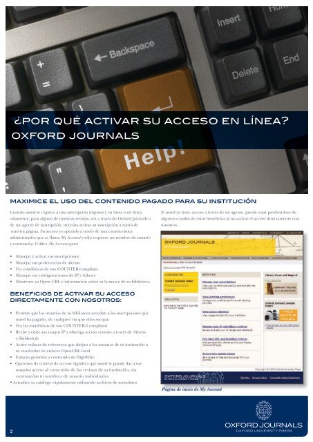 cÃ³mo activar su acceso en lÃ­nea oxford journals