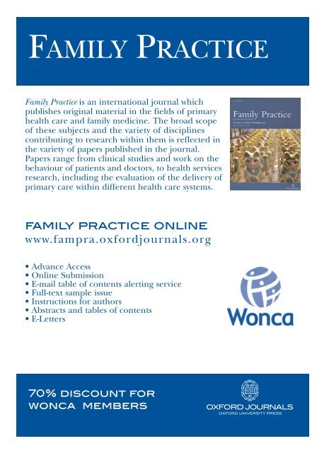 FAMILY PRACTICE - Oxford Journals