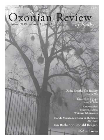 ORB 5 1 FINAL.indd - The Oxonian Review