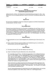 Zweitwohnungssteuersatzung ab 01.01.2007 - in Oy-Mittelberg