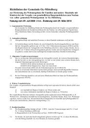 Richtlinien der Gemeinde Oy-Mittelberg - in Oy-Mittelberg